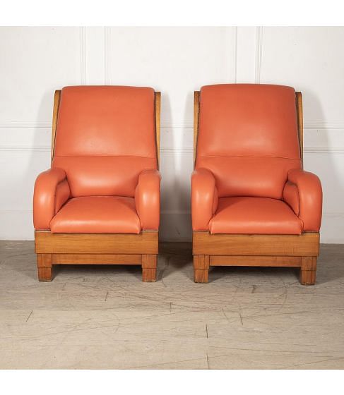Pair of Art Deco Armchairs