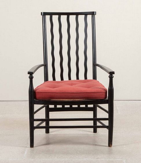 Early 20th Century Ebonised Liberty Music Chair