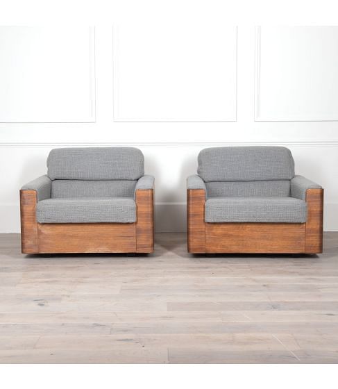 Pair of Mid 20th Century Armchairs