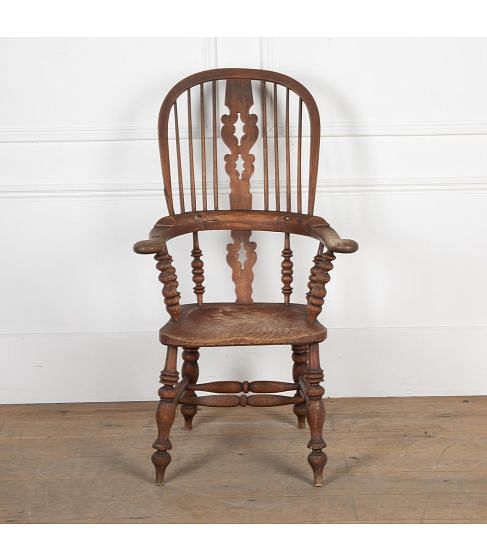 19th Century Yorkshire Broad Windsor Armchair