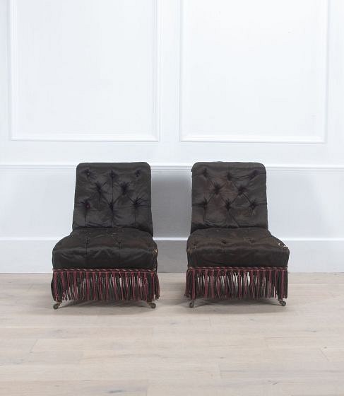 Pair of 19th Century French Country House Armchairs