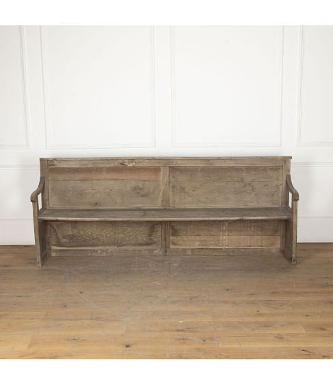 Early 19th Century French Oak Church Pew