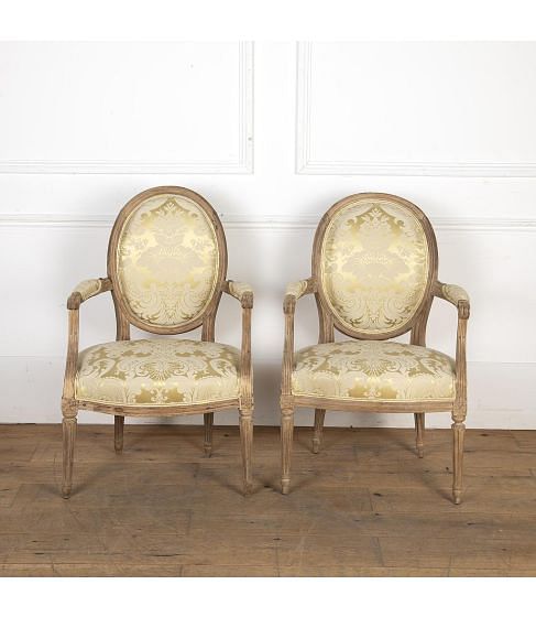 Pair of 18th Century French Fauteuils
