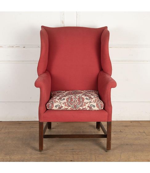 18th Century Fireside Wingback Armchair 