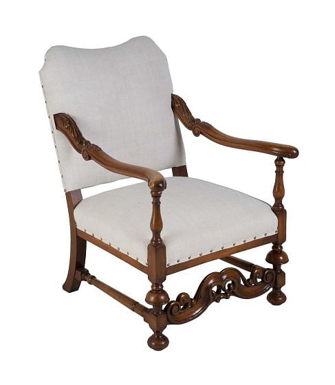 19th Century French Walnut Armchair