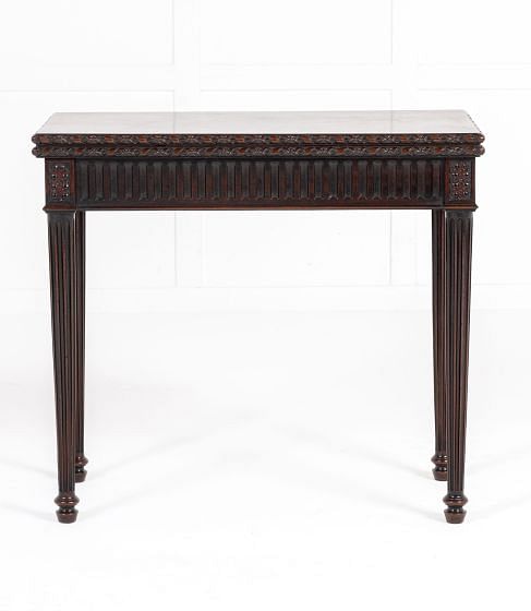 18th Century George III Mahogany Tea Table