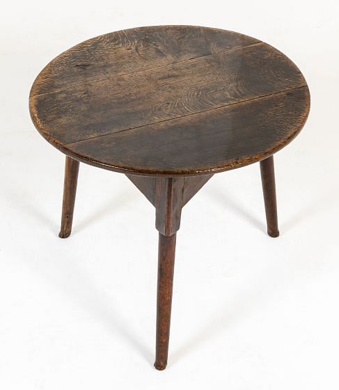18th Century English Oak Cricket table