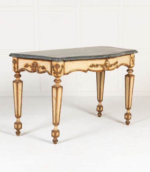 18th Century Italian Painted Console Table