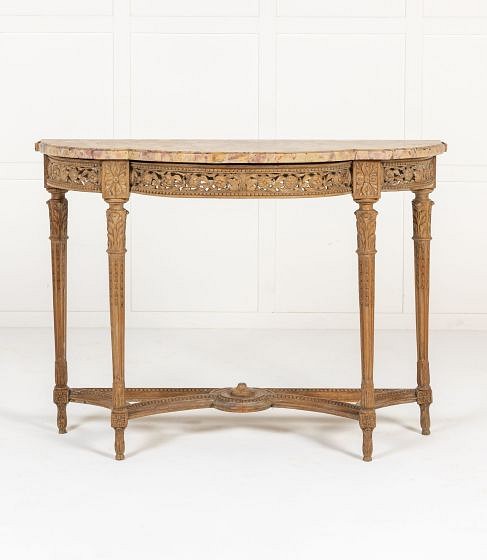 18th Century French Oak Console Table