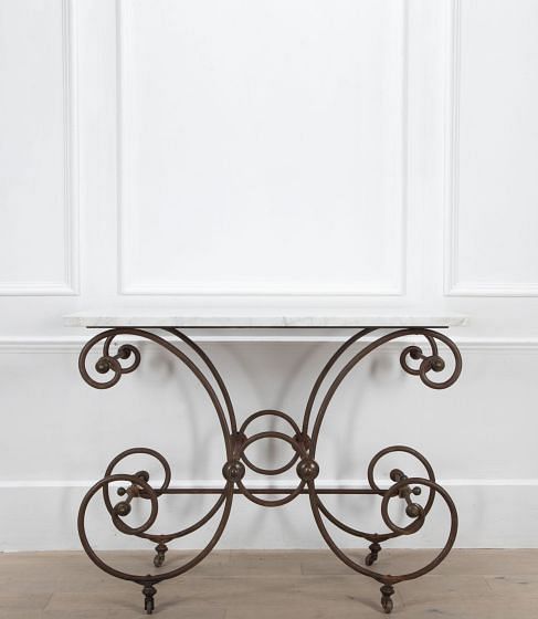 19th Century Large French Patisserie Presentation Table