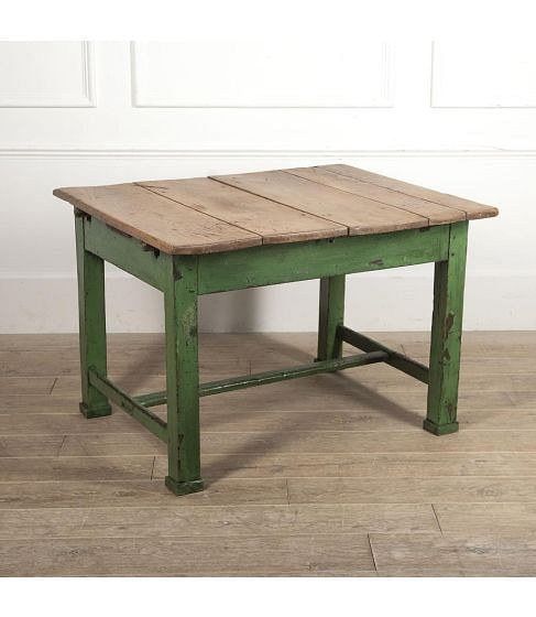Late 19th Century English Painted Elm Table