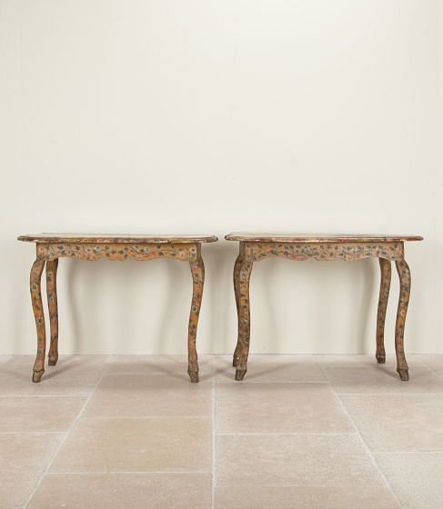 Pair of 19th Century Italian Console Tables