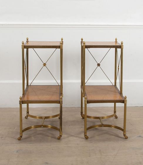 Pair of 20th Century French Neoclassical Side Tables