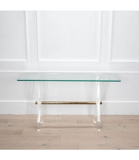 20th Century Plexiglass Console Table