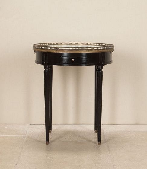 20th Century French Ebonised Gueridon Gaming Table