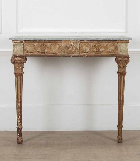 French 18th Century Painted Console