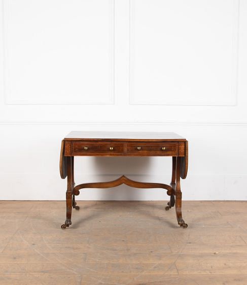 19th Century English Georgian Rosewood Sofa Table