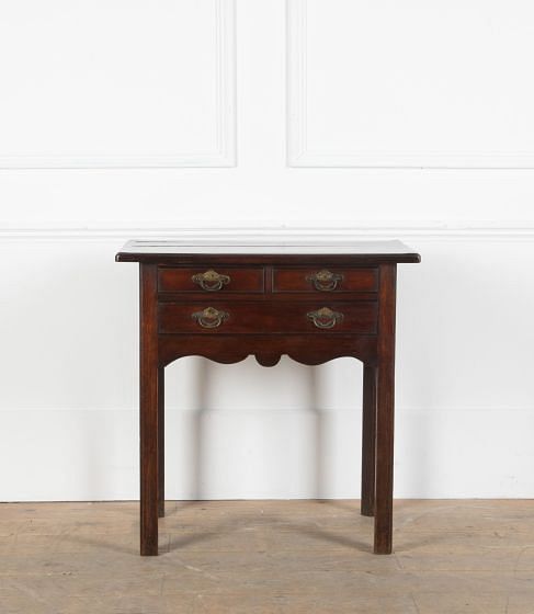 18th Century George III Mahogany Lowboy