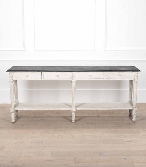 SALE: 20th Century English Painted Dresser Base Side Table