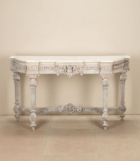 19th Century English Painted Console Table