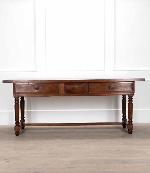 19th Century French Cherrywood Serving Table