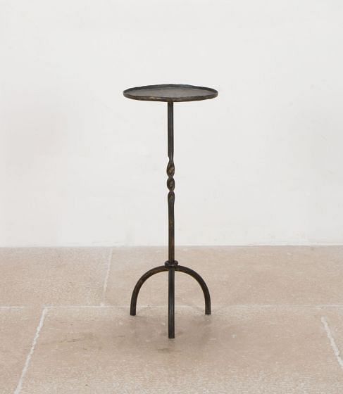 Mid-Century Spanish Wrought Iron Martini Cocktail Table