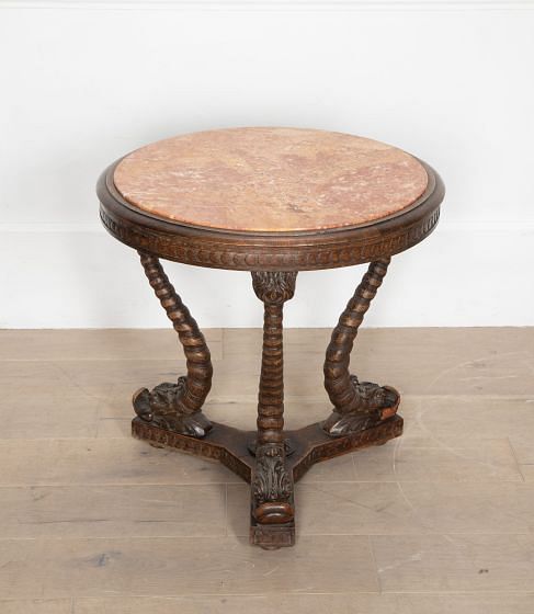 Early 20th Century Italian Drinks Table