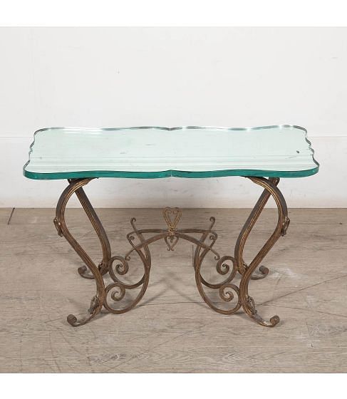 20th Century Mirror Top Low Table