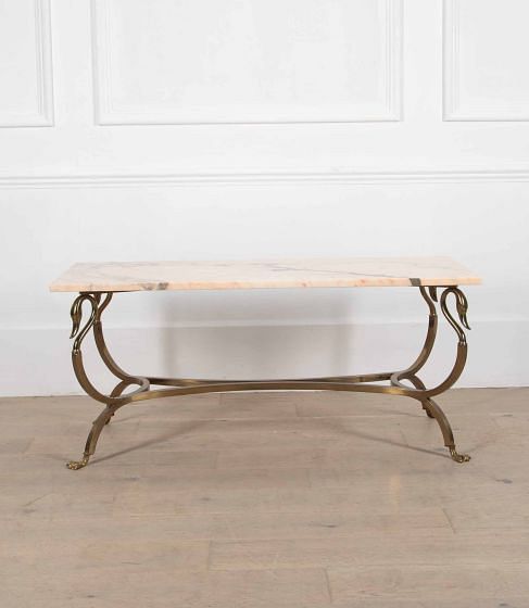 Neo Classical Brass Coffee Table