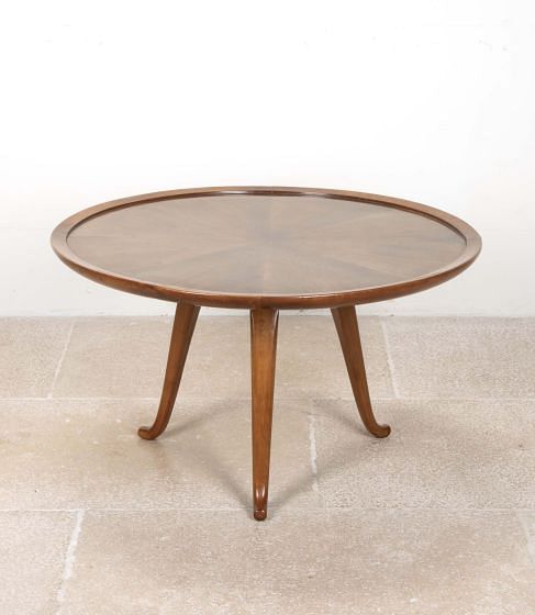 Mid-20th Century French Circular Coffee Table