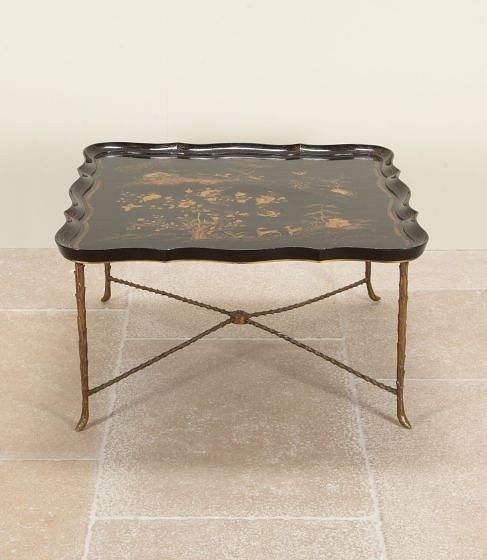 20th Century French Maison Bagues Chinoiserie Table