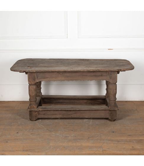18th Century Dutch Oak Bakery Table