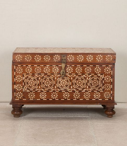 19th Century Anglo Indian Decorative Trunk CT8444047