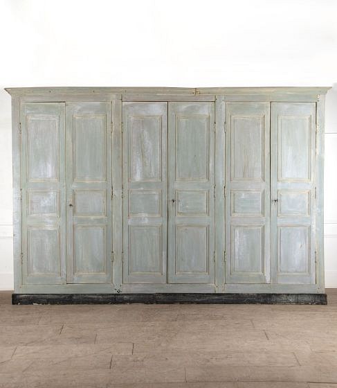 SALE: Large 19th Century French Painted Housekeeper's Cupboard