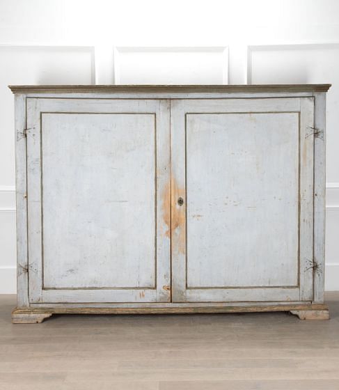 Large 19th Century Tuscan Cupboard in Original Paint