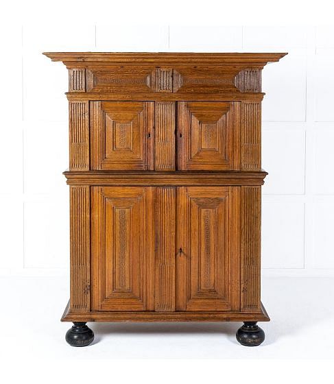 17th Century Dutch Oak Cabinet