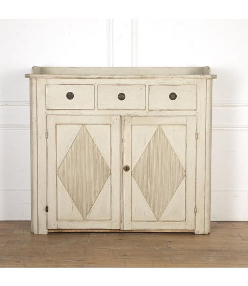 19th Century Swedish High Sideboard Buffet