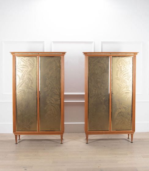 Pair of Mid-Century French Cabinets