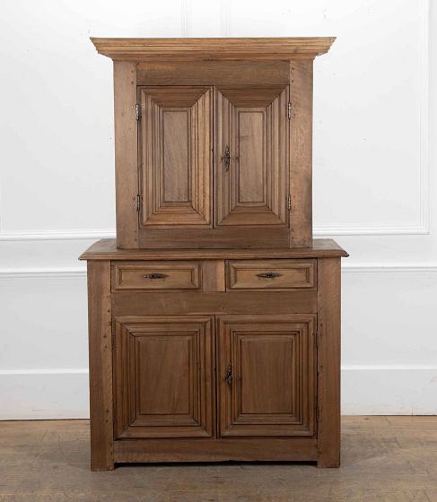 SALE: 17th Century French Louis XIII Two Part Cupboard