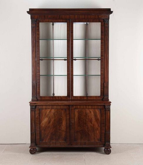 Regency Rosewood Display Cabinet