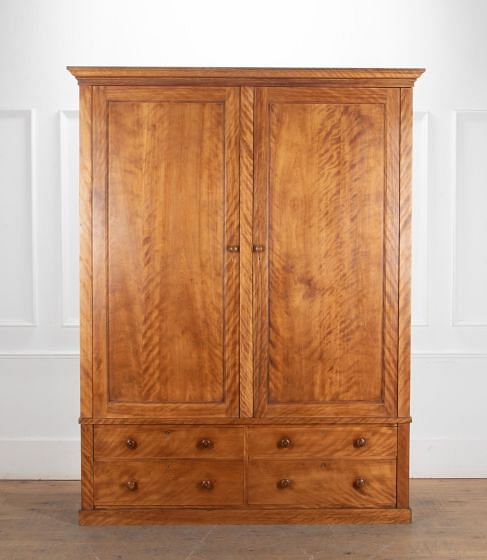 Large 19th Century Holland & Sons Linen Press