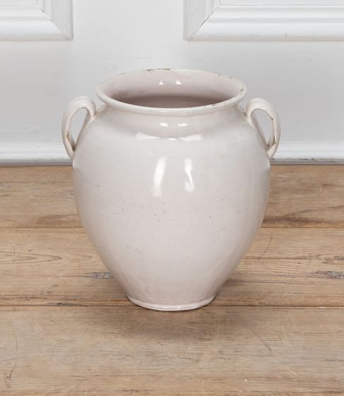 French 19th Century White Confit Jar