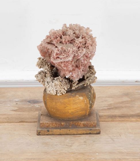 Italian 20th Century Mounted Rock Crystal