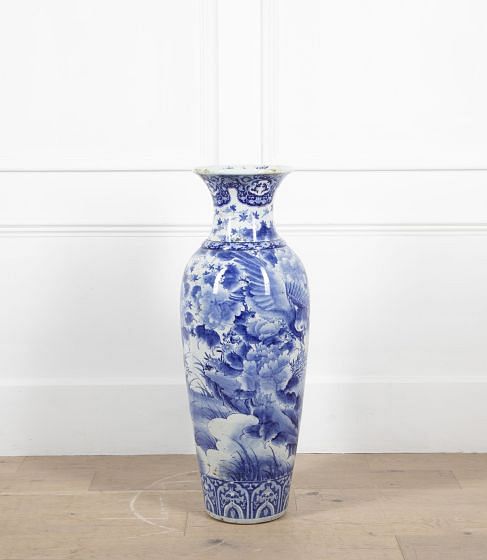 Large 19th Century Japanese Vase