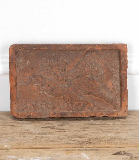 17th Century Dutch Terracotta Hearth Tile