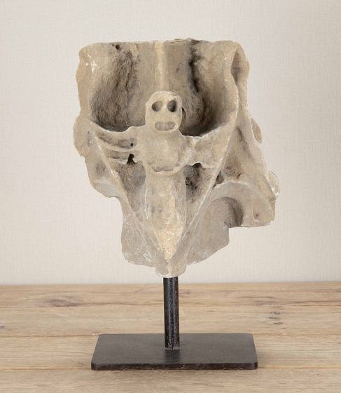 Late Medieval Carved Stone Gothic Ghoul Fragment