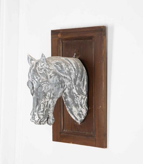 SALE: 19th Century French Zinc Horse Head