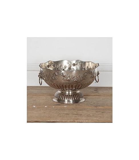 Large Early 20th Century English Silverplate Champagne Vasque