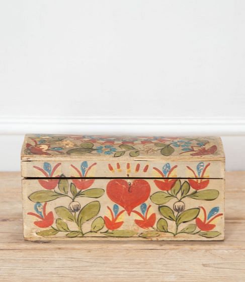 19th Century Normandy Marriage Box