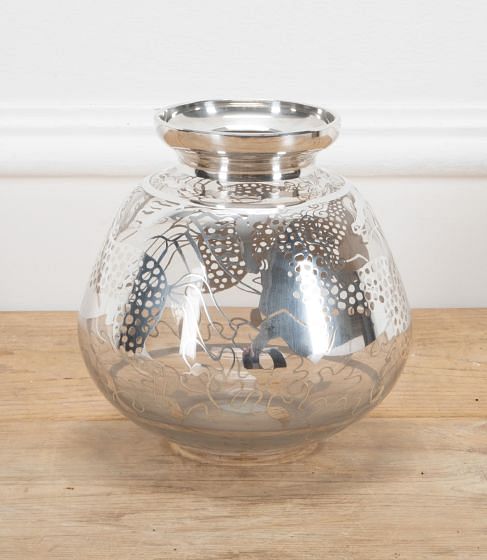 20th Century Saint Graal Vase With Horse Motifs